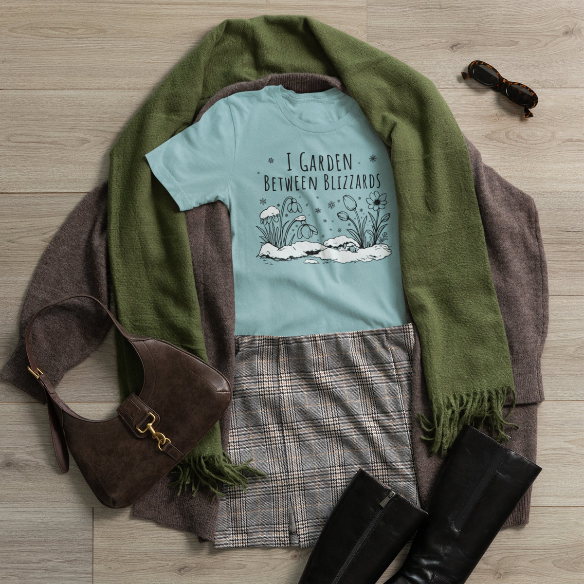 I Garden Between Blizzards Women's Relaxed Tee