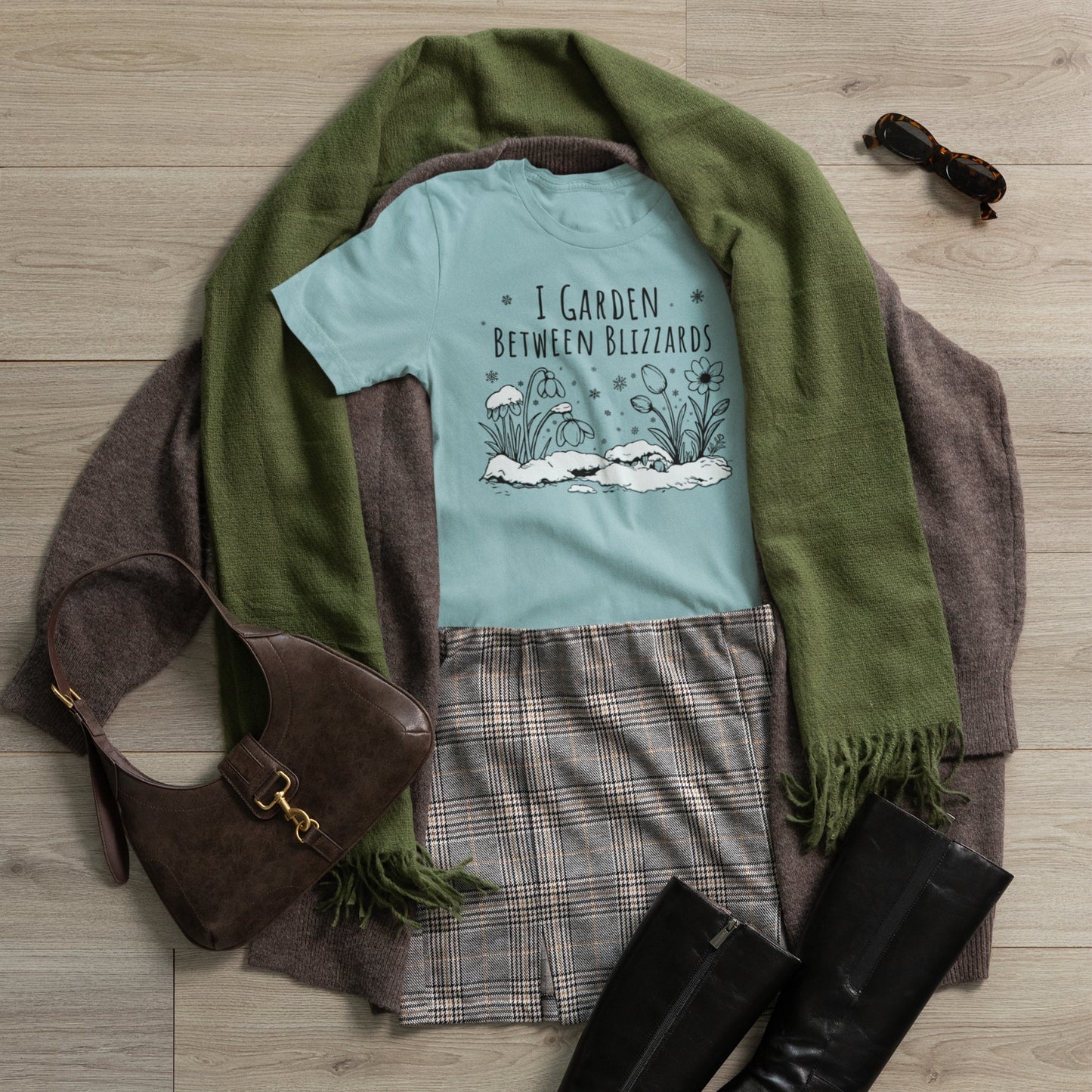 I Garden Between Blizzards Women's Relaxed Tee